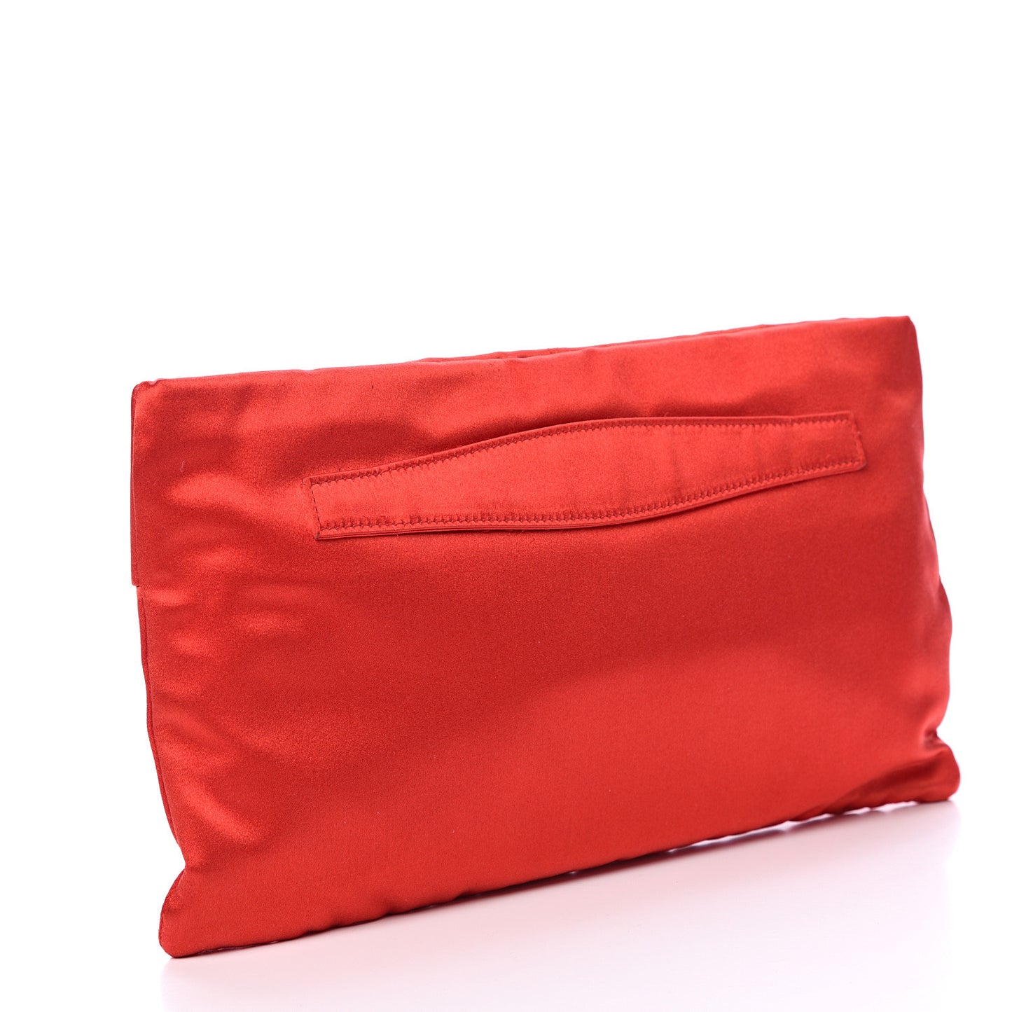Satin Evening Clutch Fuoco