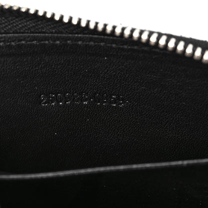 Gucci Crocodile Zip Around Card Case Black 7 of 8