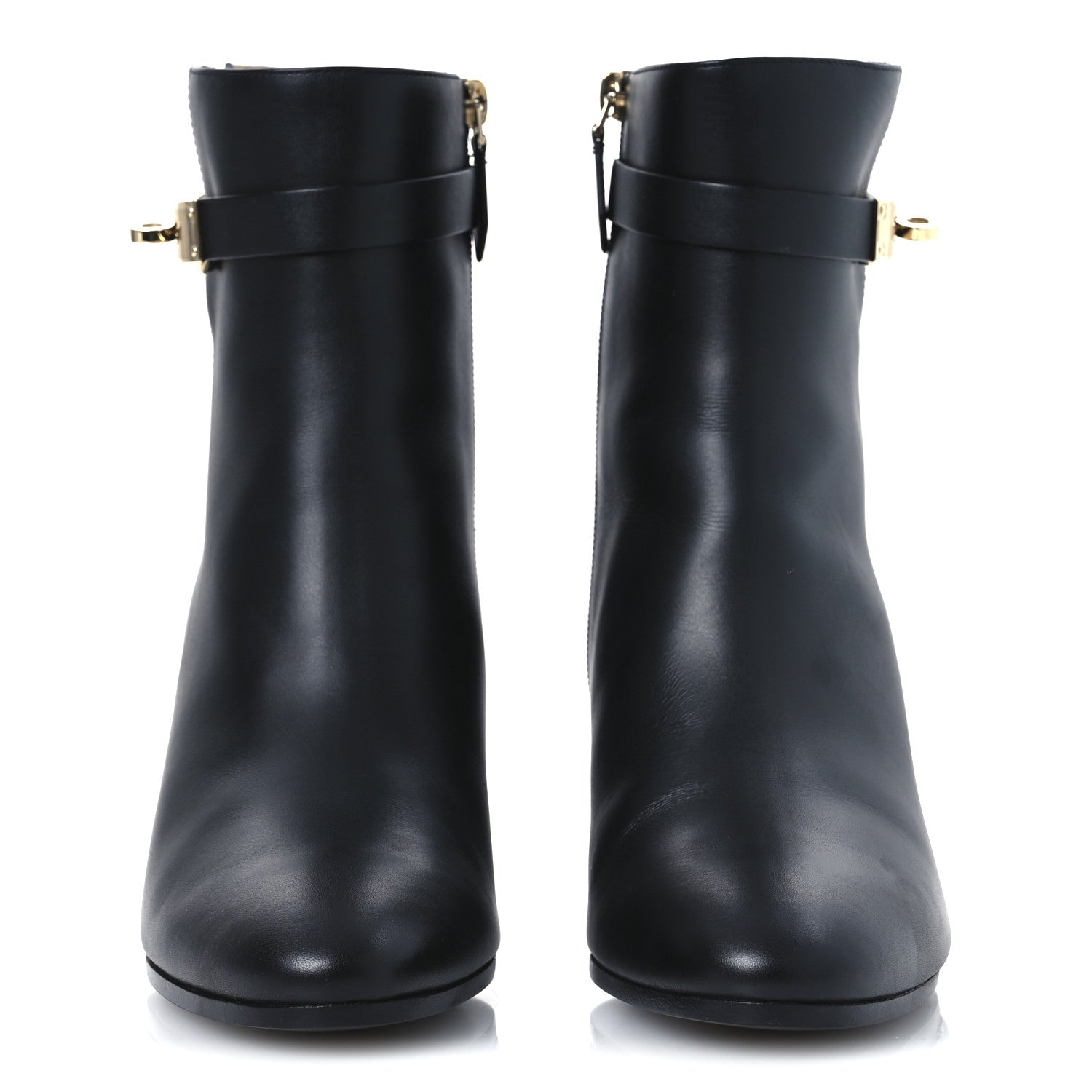 Hermes Calfskin Saint Germain Ankle Boots 40 Black 3 of 11