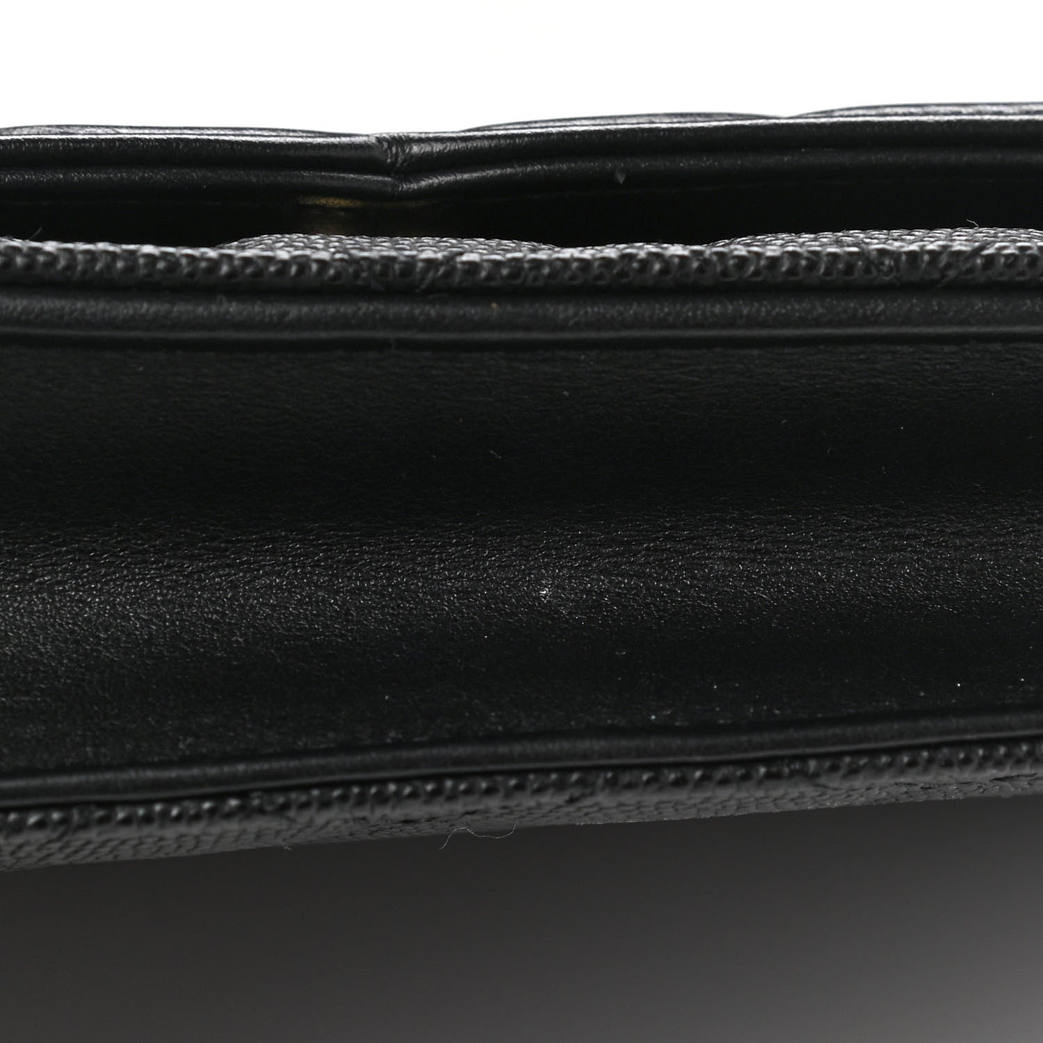 Chanel Caviar Quilted CC Filigree Wallet On Chain WOC Black 14 of 14