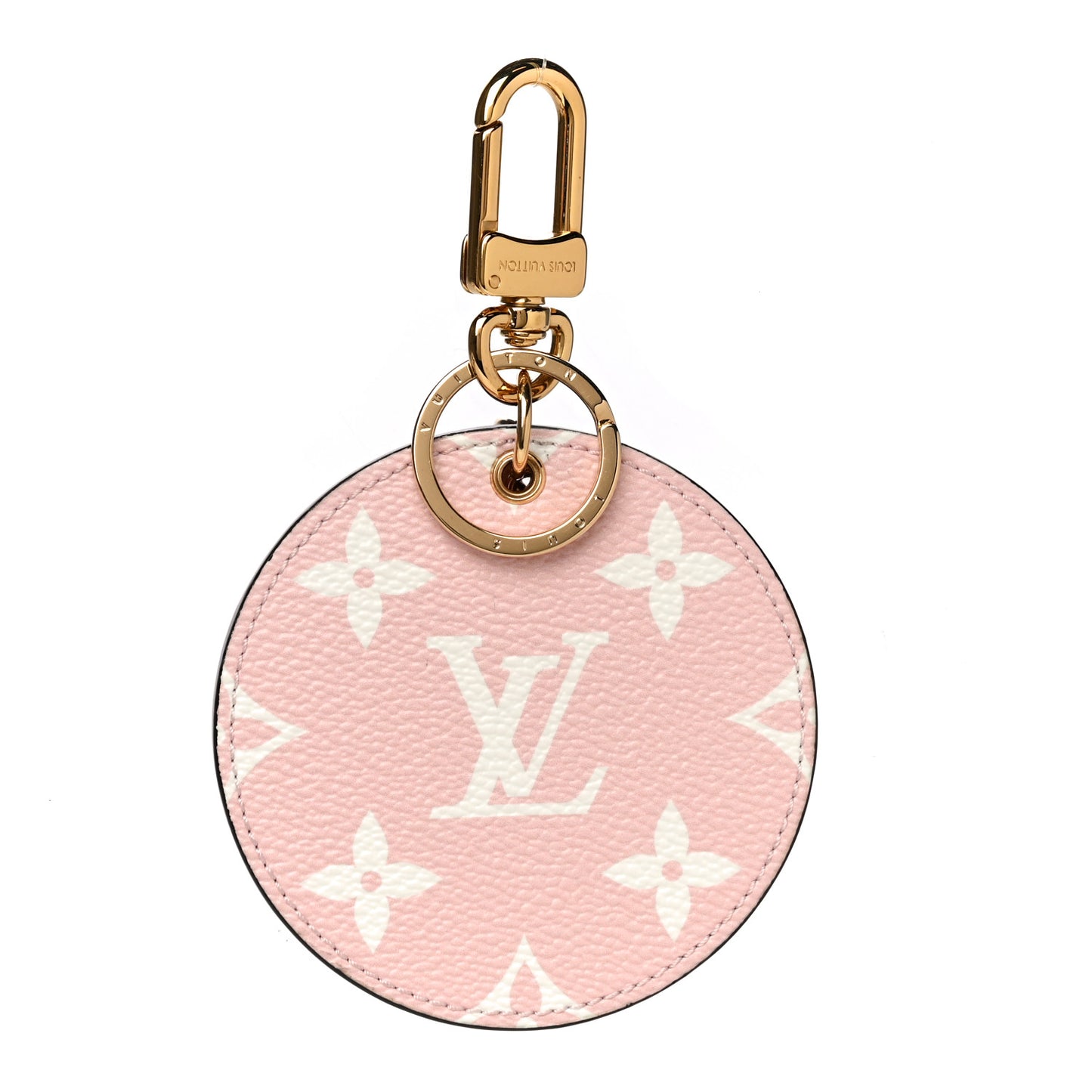 Monogram Giant Bag Charm Key Holder Rouge