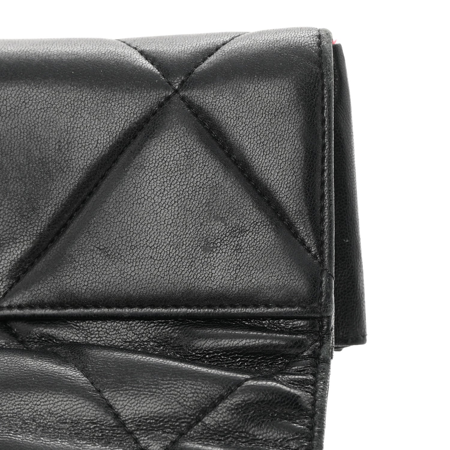 Chanel Lambskin Quilted Chanel 19 Flap Wallet Black 12 of 18