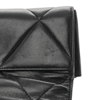 Chanel Lambskin Quilted Chanel 19 Flap Wallet Black 12 of 18