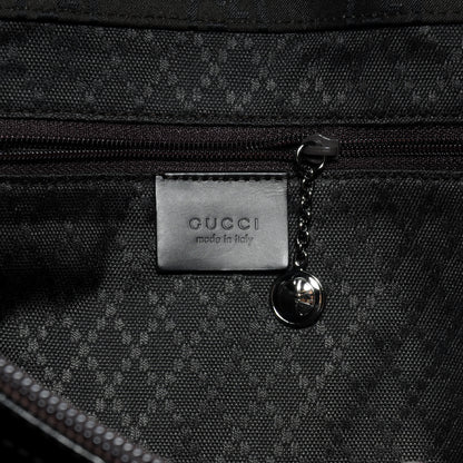 Gucci Nylon Monogram Bamboo Handle Tote 6 of 7