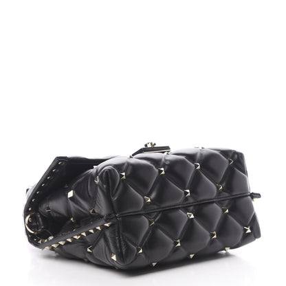 Valentino Garavani Nappa Medium Candystud Top Handle Bag Black 5 of 10