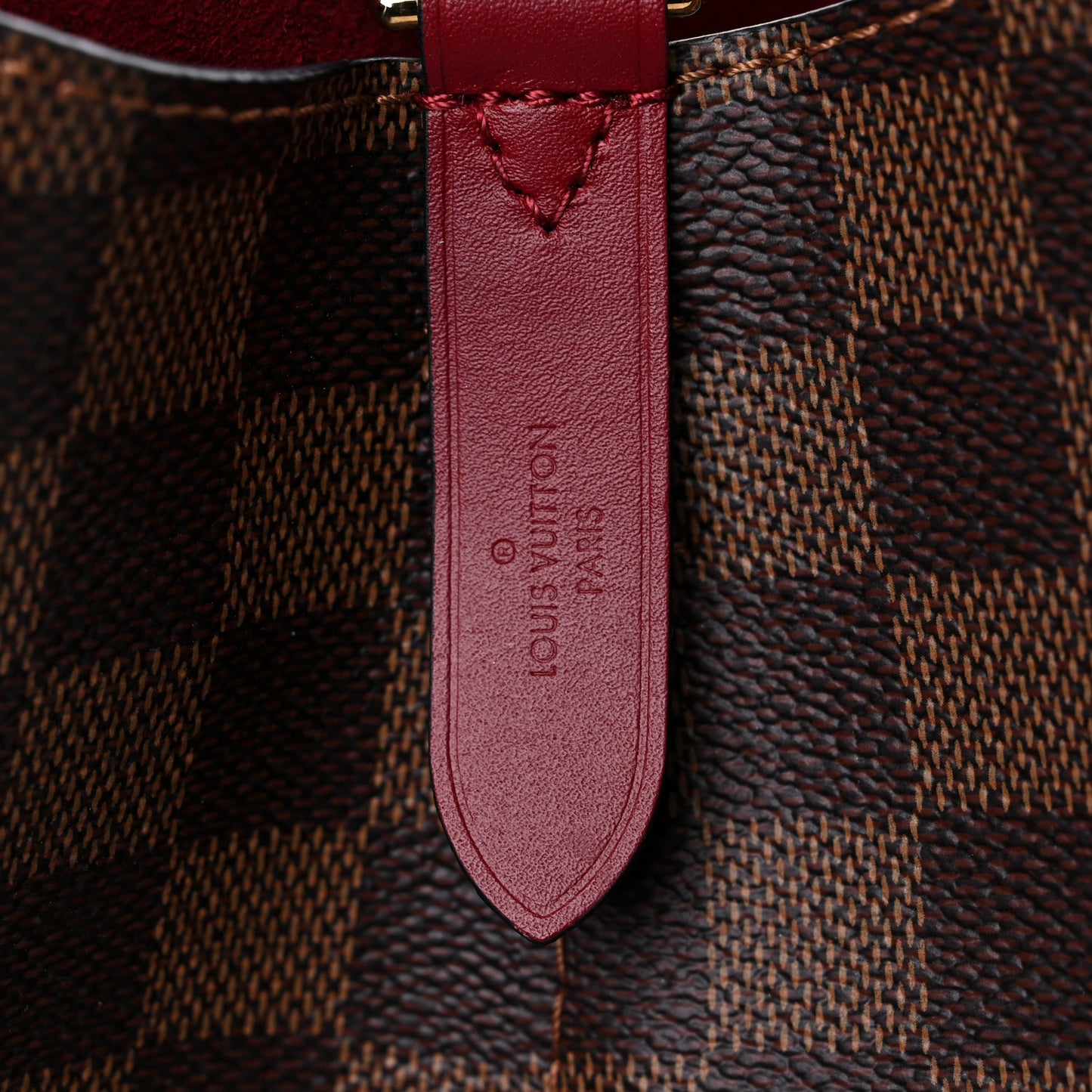 Damier Ebene Neonoe MM Cherry Berry