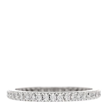 Tiffany Platinum Diamond .34ctw Soleste Eternity Band Ring 51 5.75 3 of 5