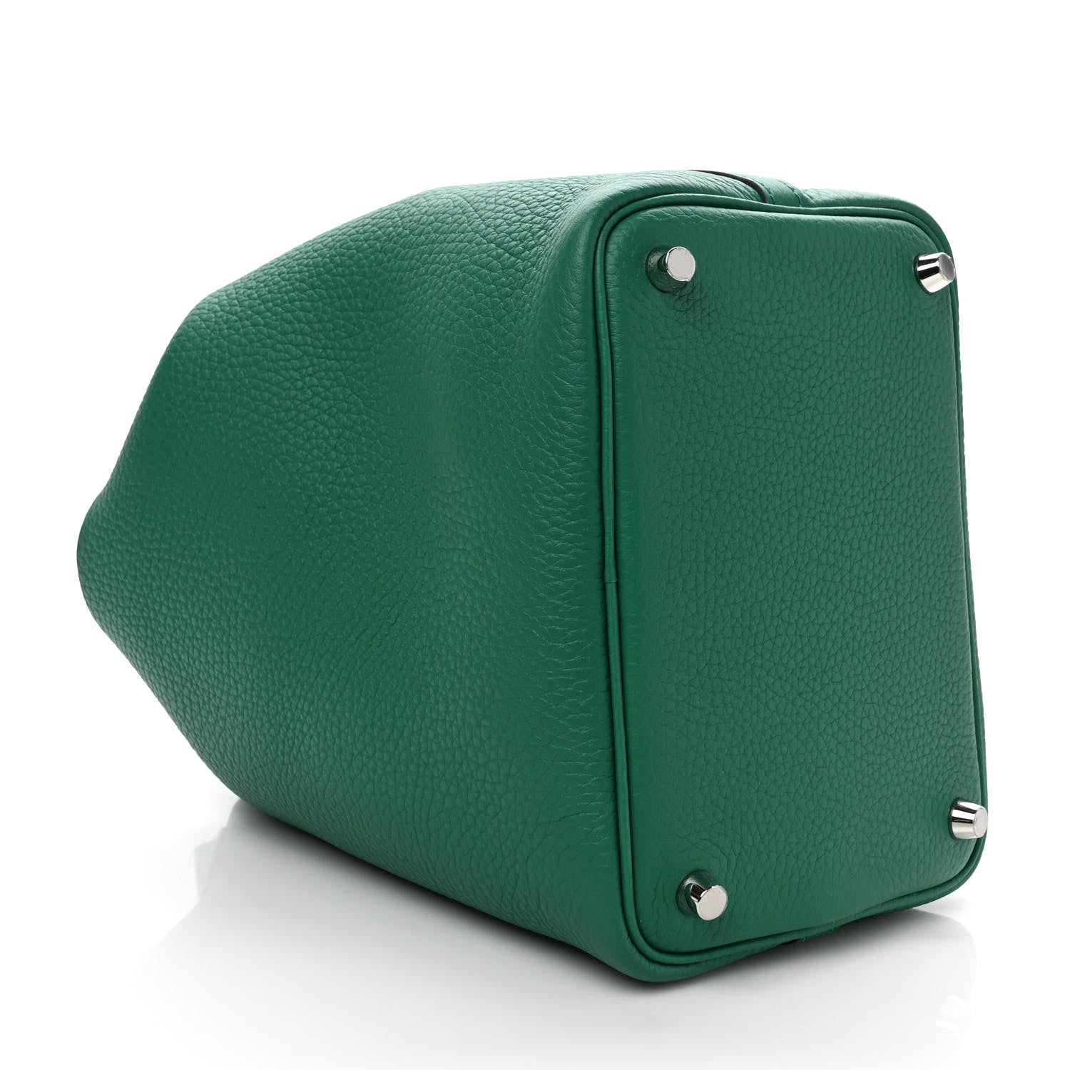 Hermes Taurillon Clemence Picotin Lock 18 PM Vert Vertigo 4 of 9