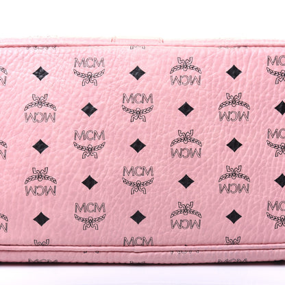 MCM Visetos Medium Liz Reversible Shopper Tote Soft Pink 15 of 22