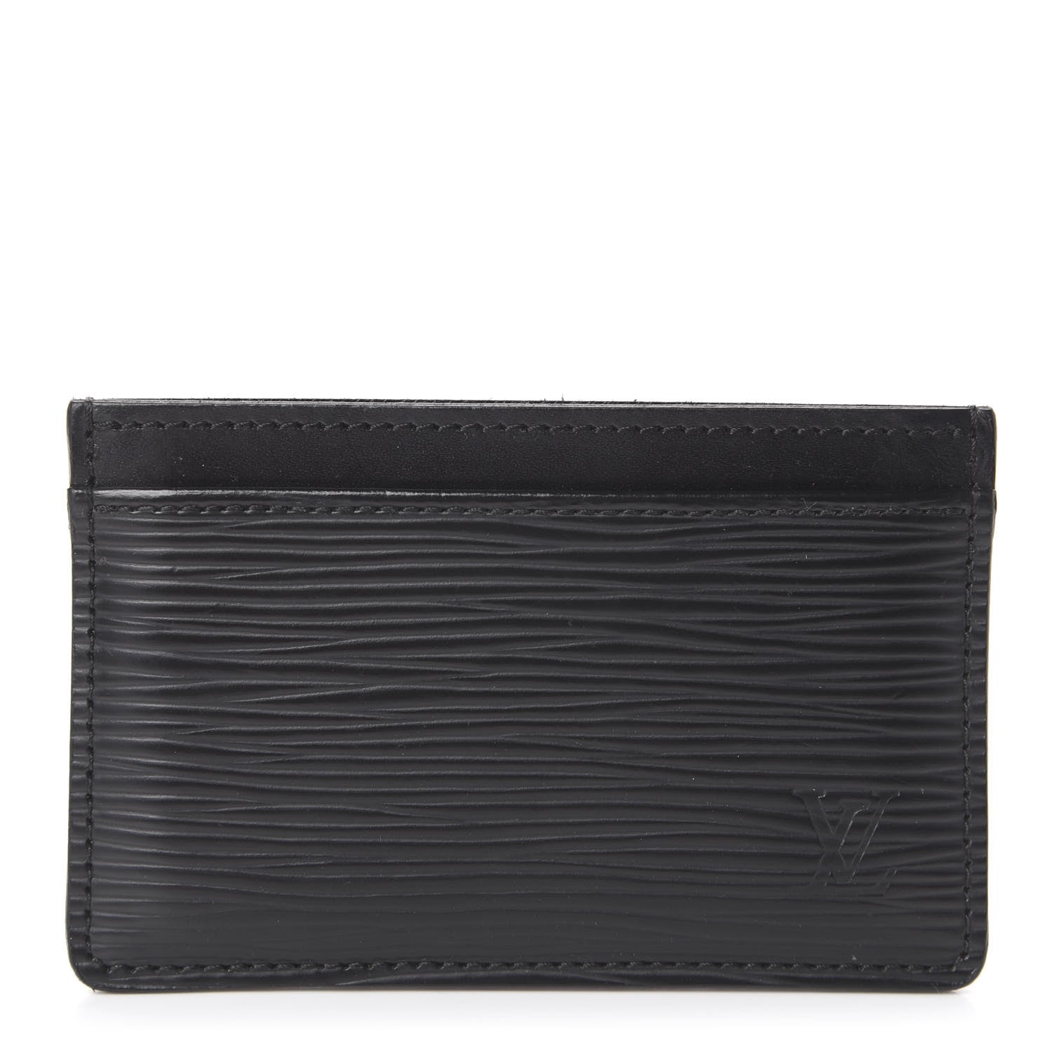 Louis Vuitton Epi Card Holder Black 1 of 5