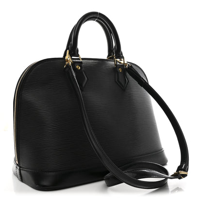 Louis Vuitton Epi Alma PM Black 3 of 10