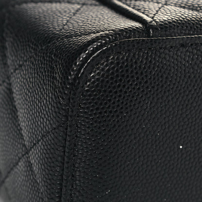 Chanel Caviar Quilted Mini Vanity Case With Chain Black 11 of 15