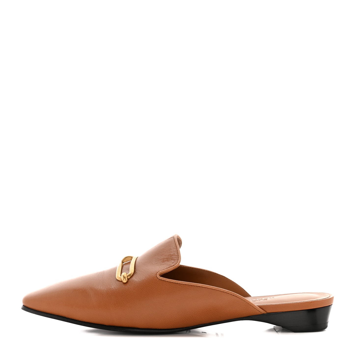 Goatskin Diane Mules 40 Beige Dore