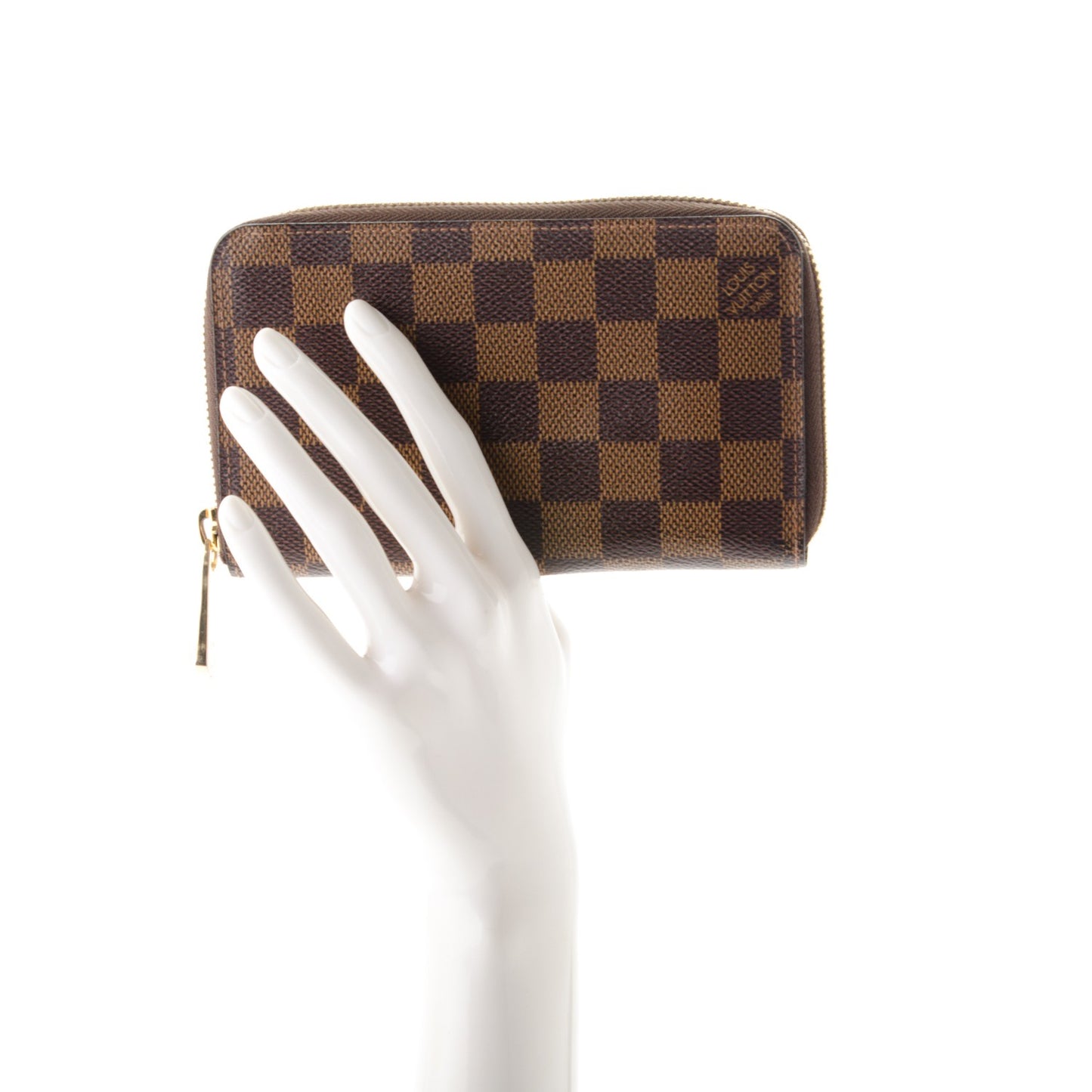 Damier Ebene Zippy Compact Wallet