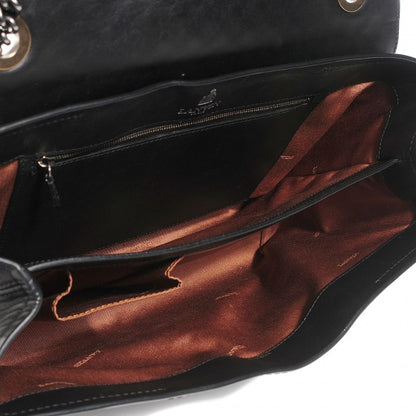 Lanvin Hammered Calfskin Large Happy Edgy Shoulder Bag Black 5 of 16