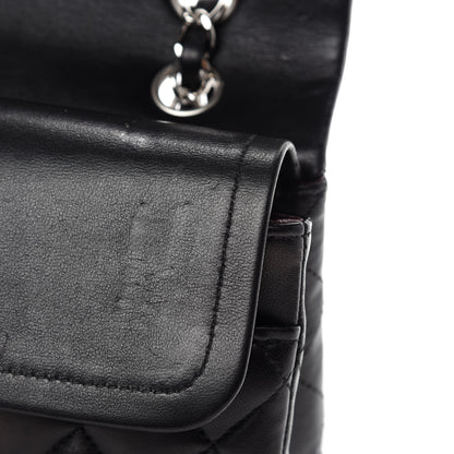 Chanel Lambskin Quilted Medium Double Flap Black 9 of 14