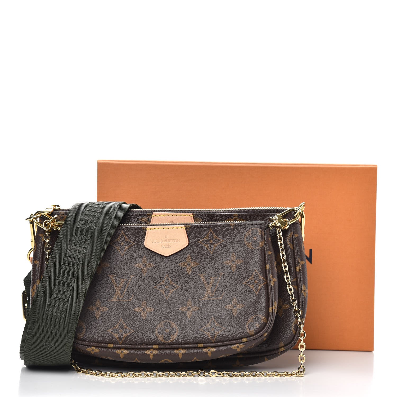 Louis Vuitton Monogram Multi Pochette Accessories Kaki 10 of 10