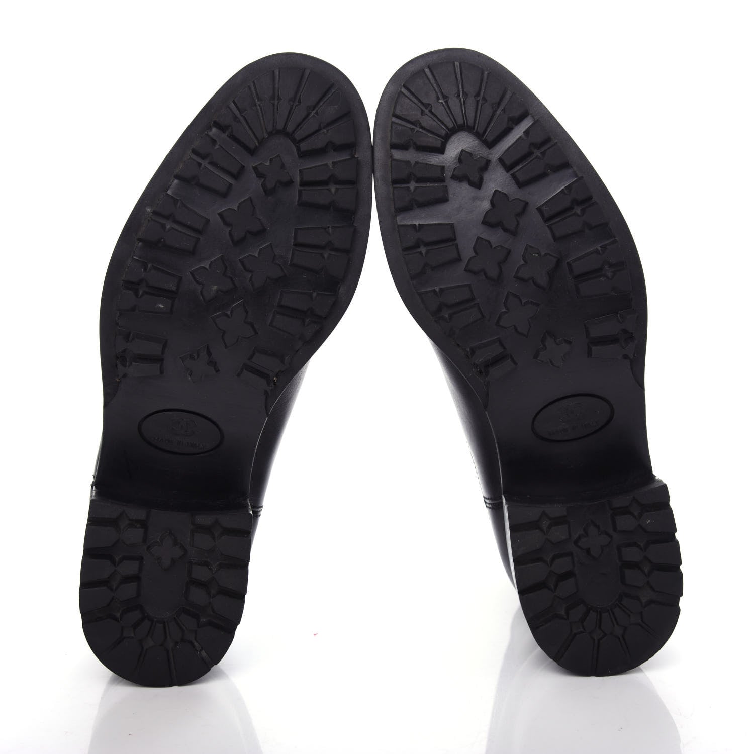 Chanel Calfskin Elastic Short Boots 37.5 Black 6 of 10