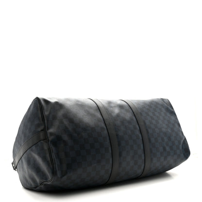 Louis Vuitton Damier Cobalt Keepall Bandouliere 55 6 of 28