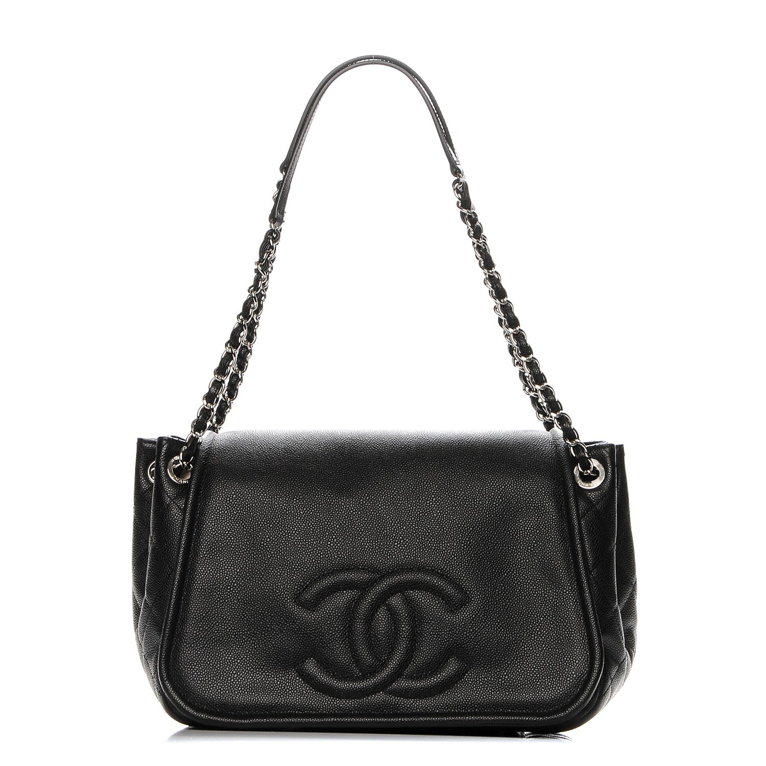 Chanel Caviar Timeless CC Accordion Flap Black 1 of 7