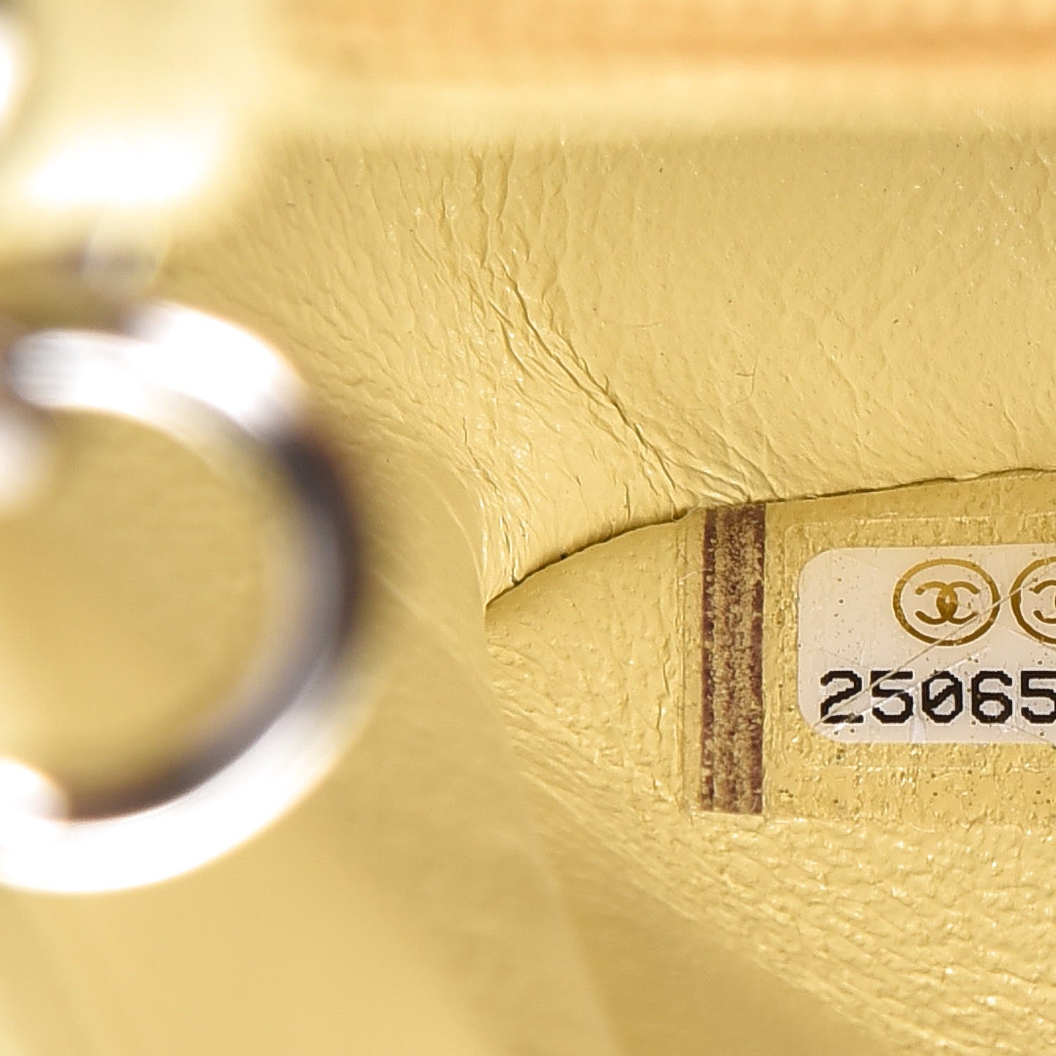 Chanel Caviar Quilted Mini Rectangular Flap Light Yellow 7 of 7