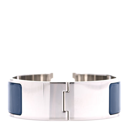 Hermes Enamel Wide Clic Clac H Bracelet PM Bleu Biarritz 3 of 6
