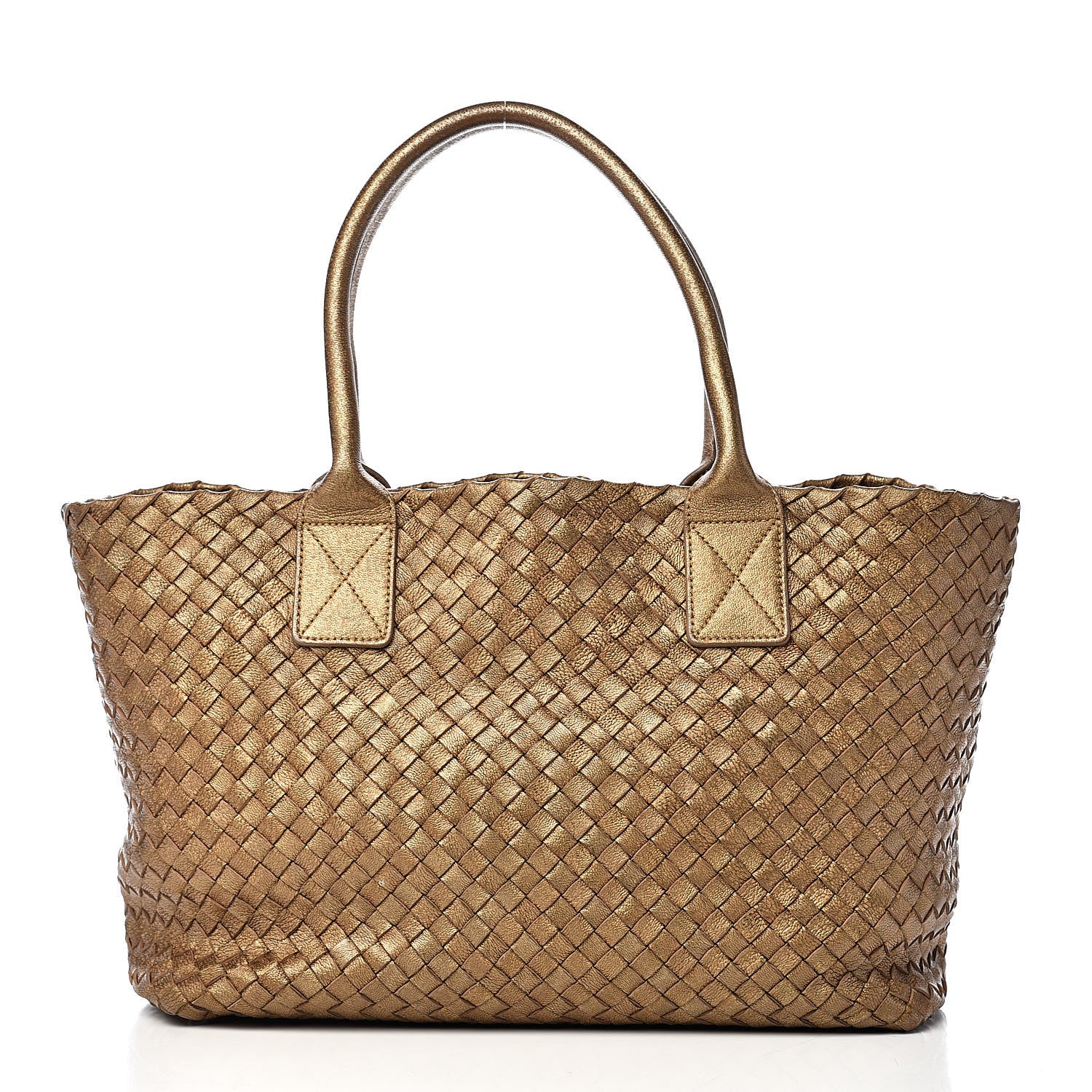 Bottega Veneta Chevre Intrecciato Intrecciato Mini Cabat Ottone 3 of 13