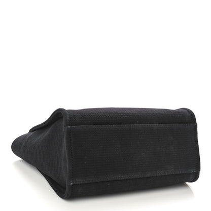 Chanel Mixed Fibers Small Deauville Tote Black 5 of 10