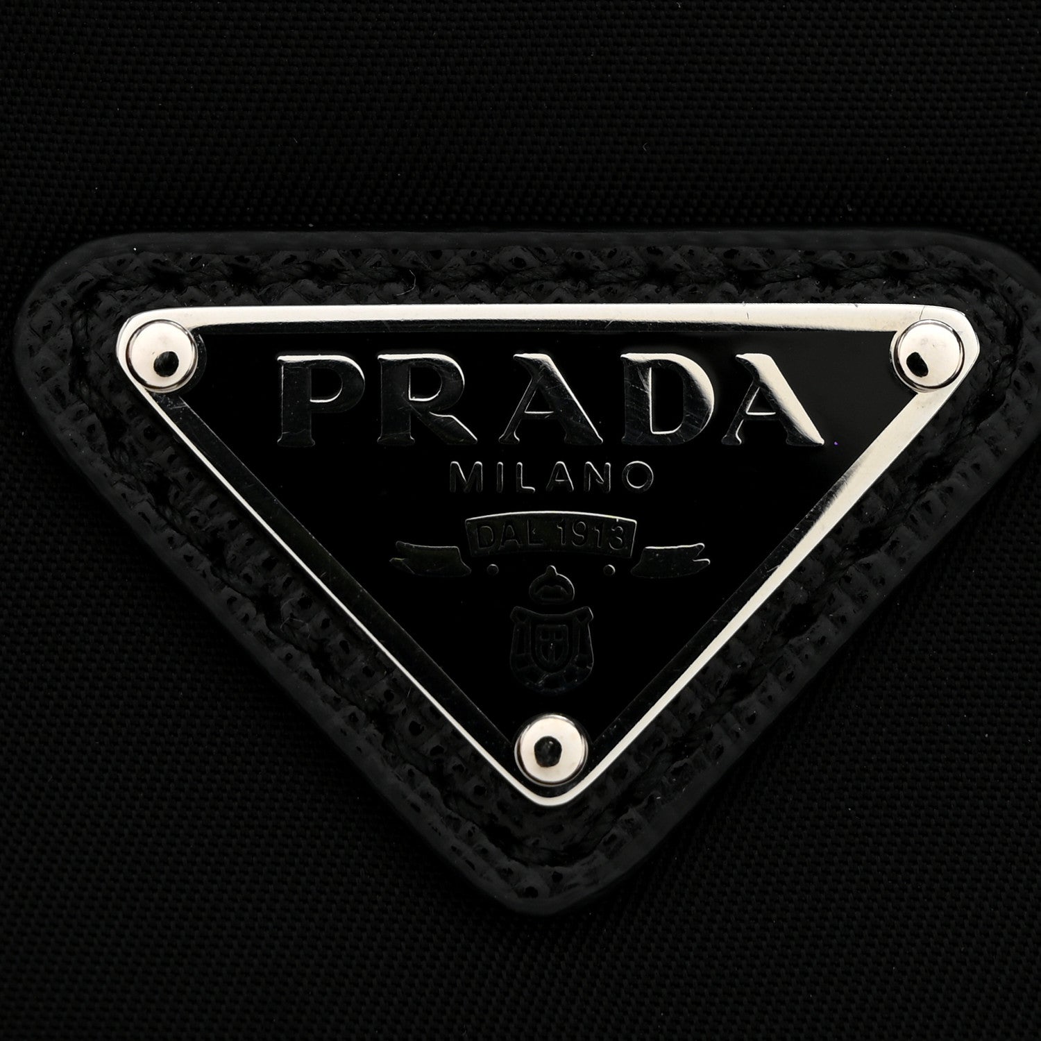 Prada Tessuto Nylon Saffiano Mini Re-Edition 2005 Bag Black 13 of 14