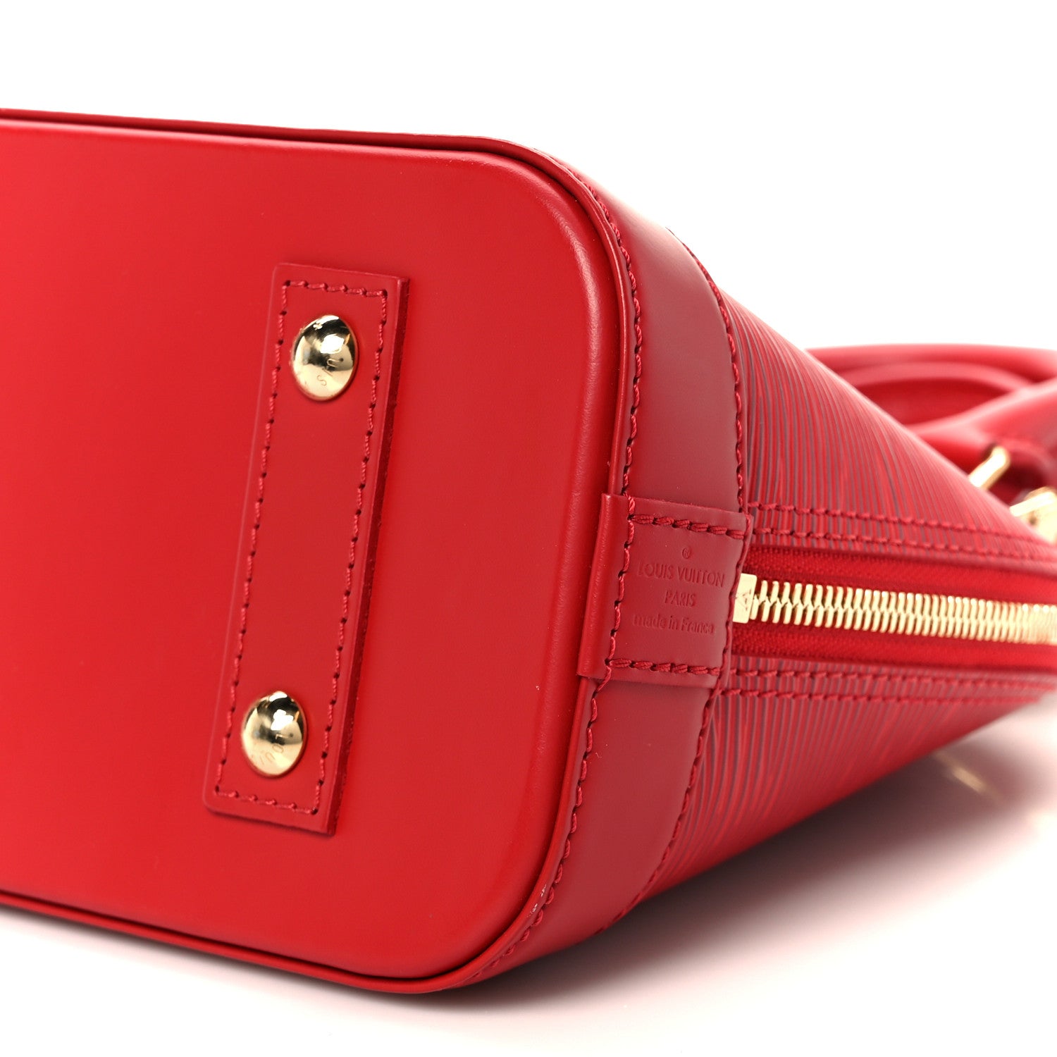 Louis Vuitton Epi Alma BB Castillan Red 11 of 13