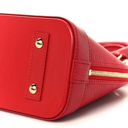 Louis Vuitton Epi Alma BB Castillan Red 11 of 13