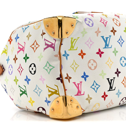 Louis Vuitton Monogram Multicolor Speedy 30 White 9 of 21