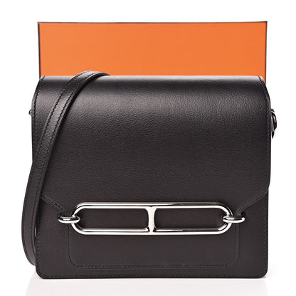 Hermes Evergrain Mini Sac Roulis Black 11 of 11