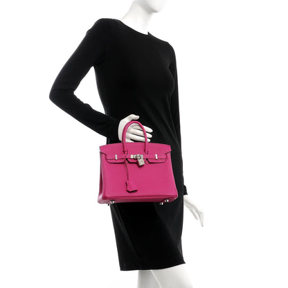 Hermes Togo Birkin 25 Rose Pourpre 2 of 38