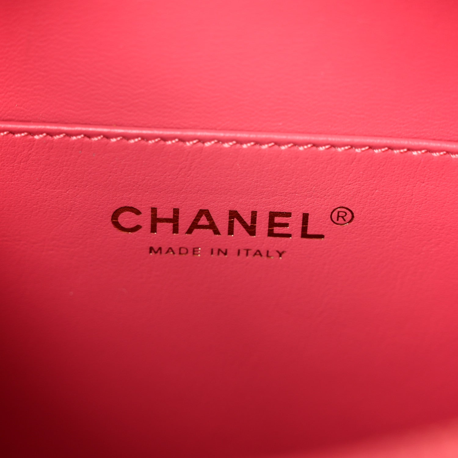 Chanel Caviar Quilted CC North South Filigree Vanity Case Pink 6 of 11