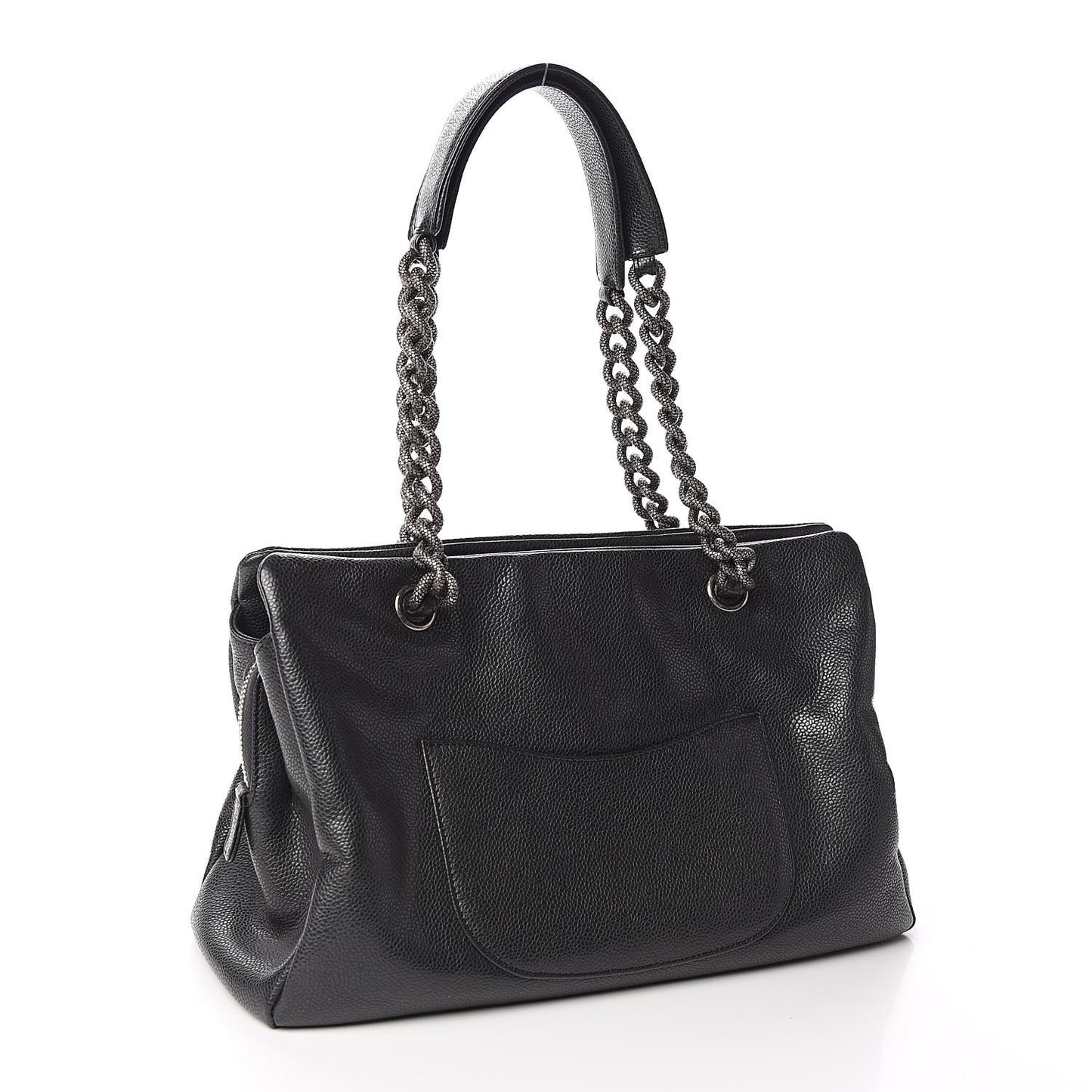 Caviar CC Shoulder Bag Black