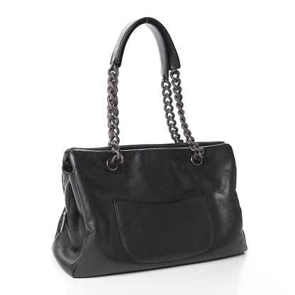Chanel Caviar CC Shoulder Bag Black 3 of 10