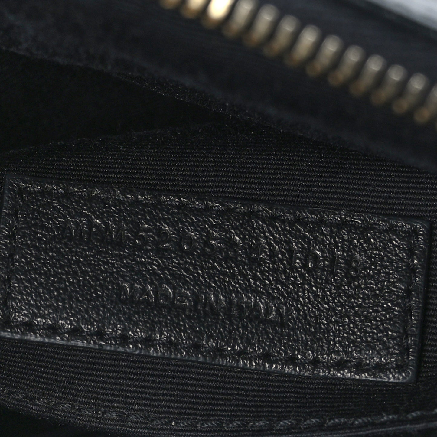 Calfskin Matelasse Monogram Lou Camera Bag Black