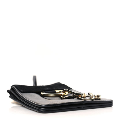 Chloe Suede Calfskin Mini Faye Bracelet Bag Black 4 of 9