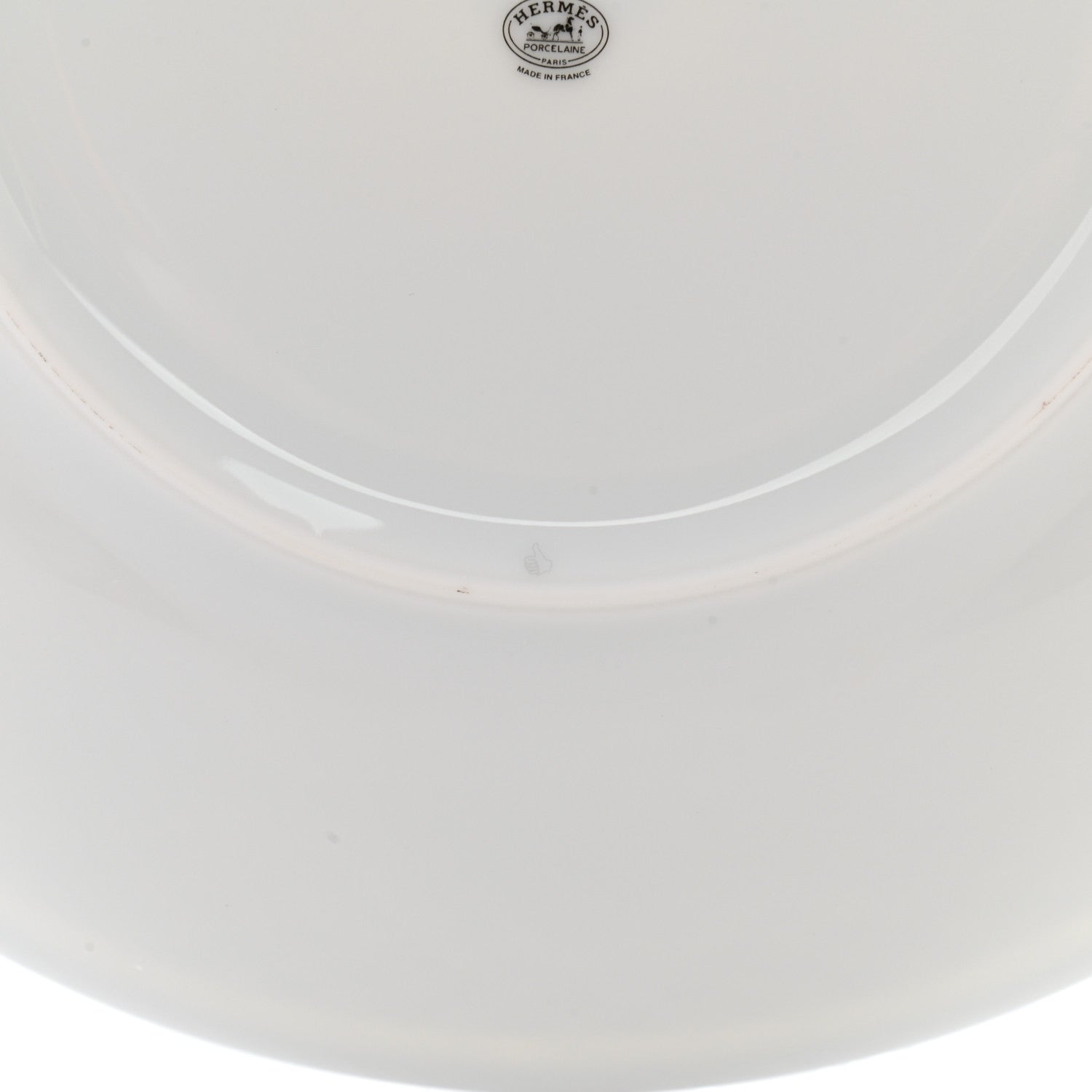 Hermes Porcelain H Deco Dessert Plates Set of 2 Black 5 of 8