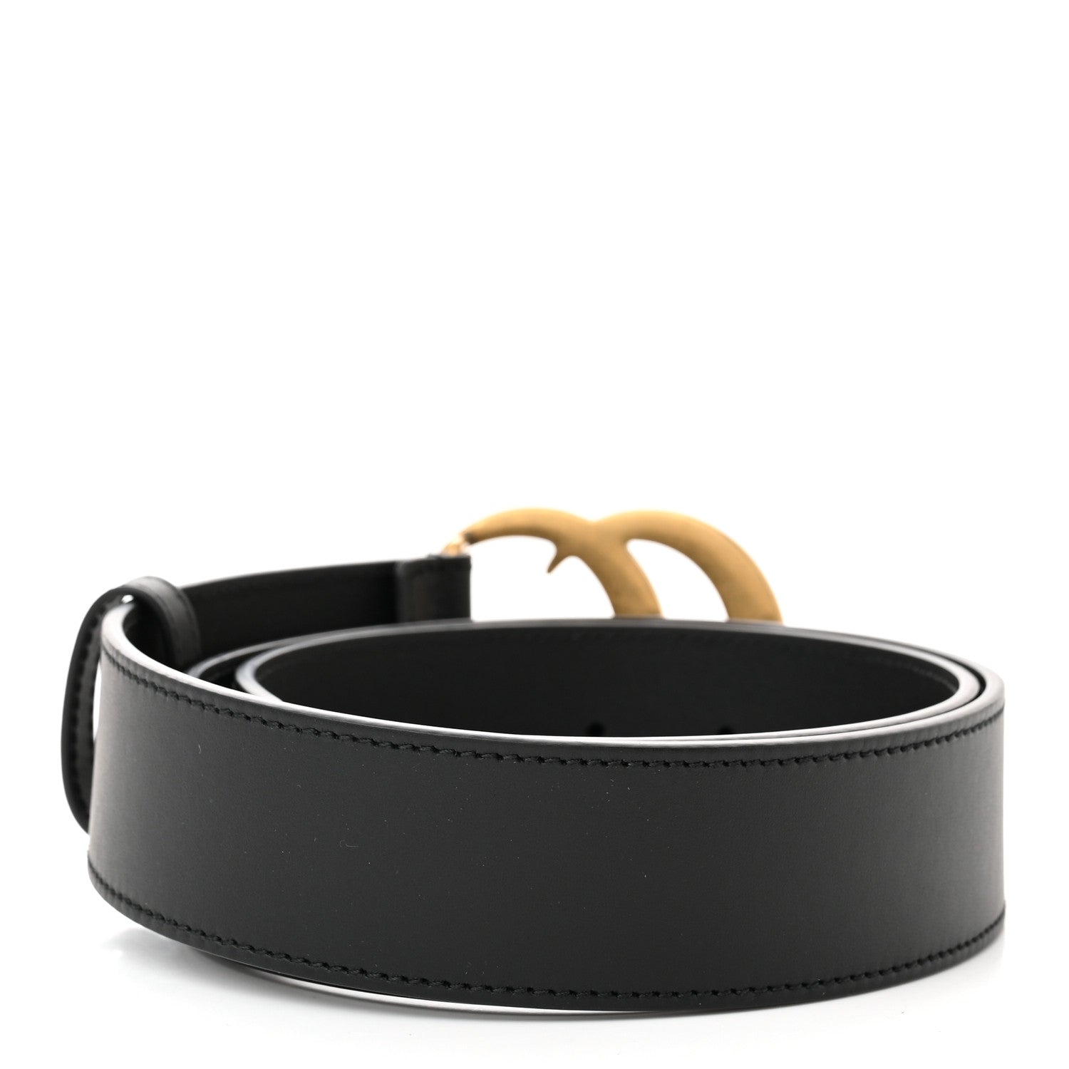 Gucci Calfskin Double G 40mm Belt 85 34 Black 2 of 3