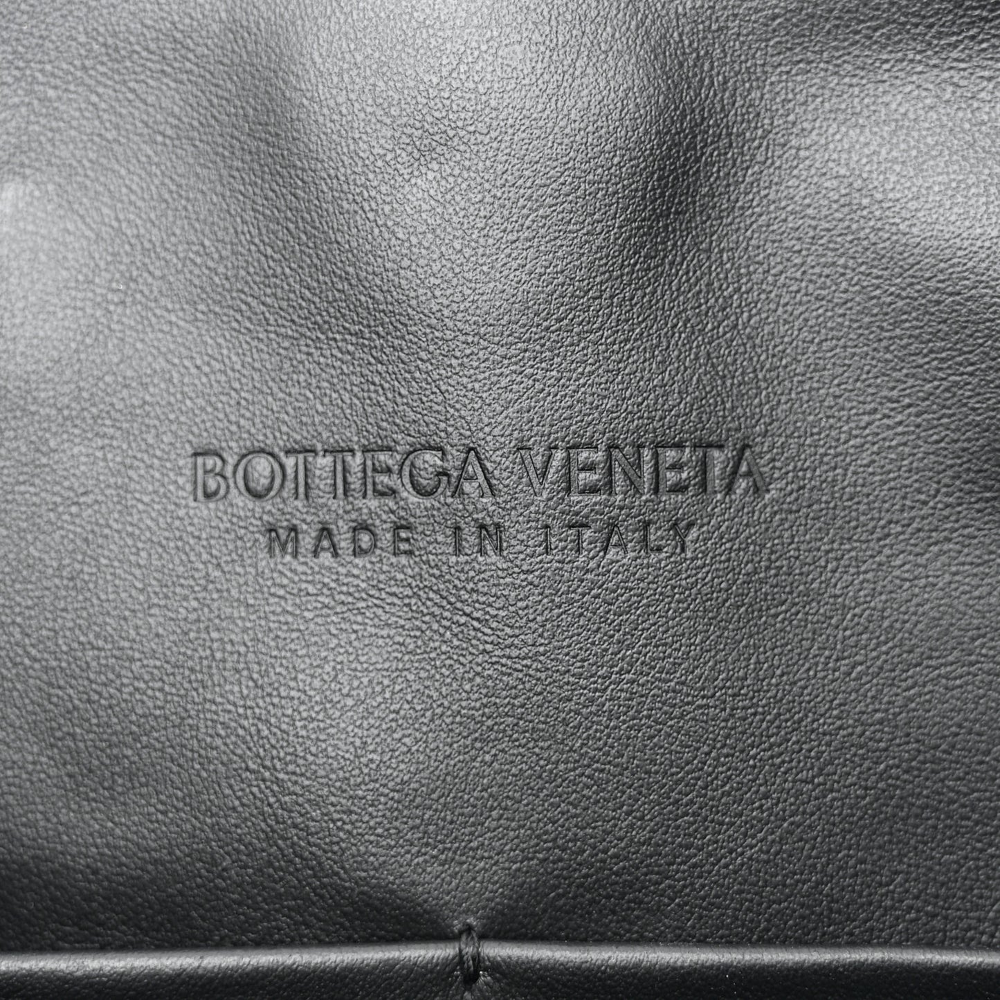 Nappa Intrecciato Triple Zip Messenger Bag Black