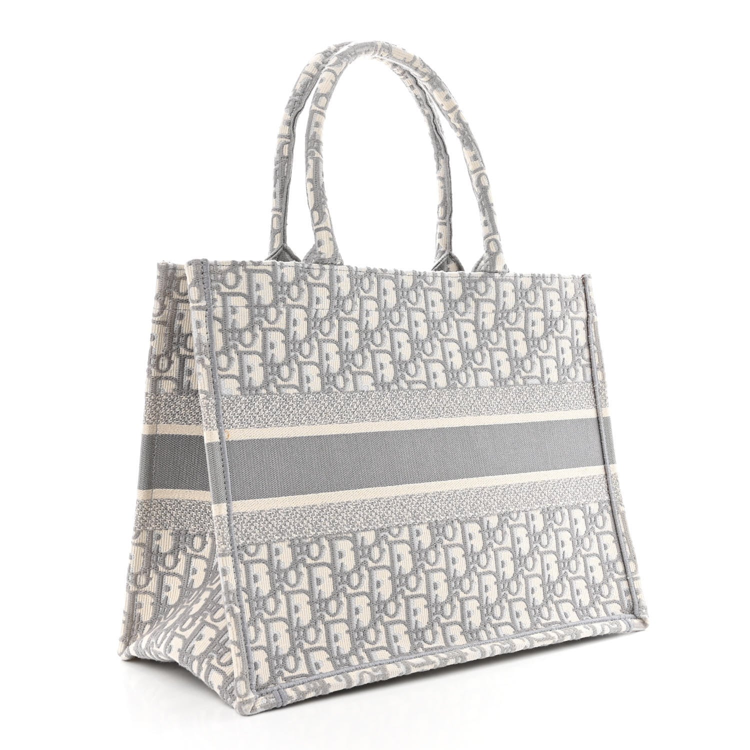 Christian Dior Oblique Medium Book Tote Grey 3 of 13