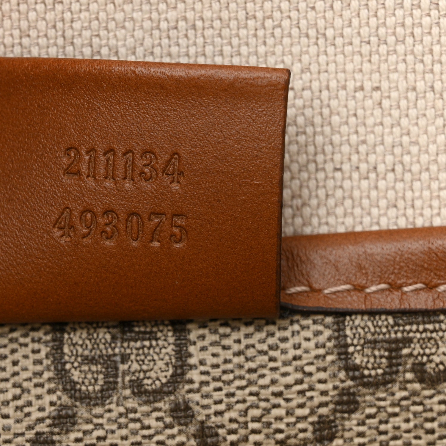 Gucci GG Plus Monogram Medium Signature Web Loop Tote Light Brown 6 of 9