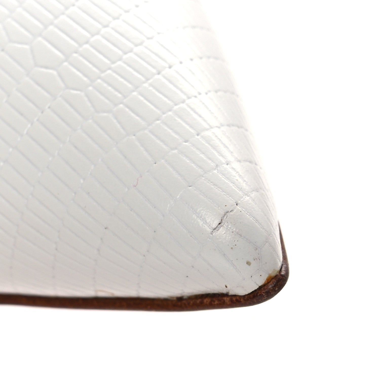 Christian Louboutin Calfskin Lizard Embossed So Kate 120 Pumps 37.5 White 11 of 11