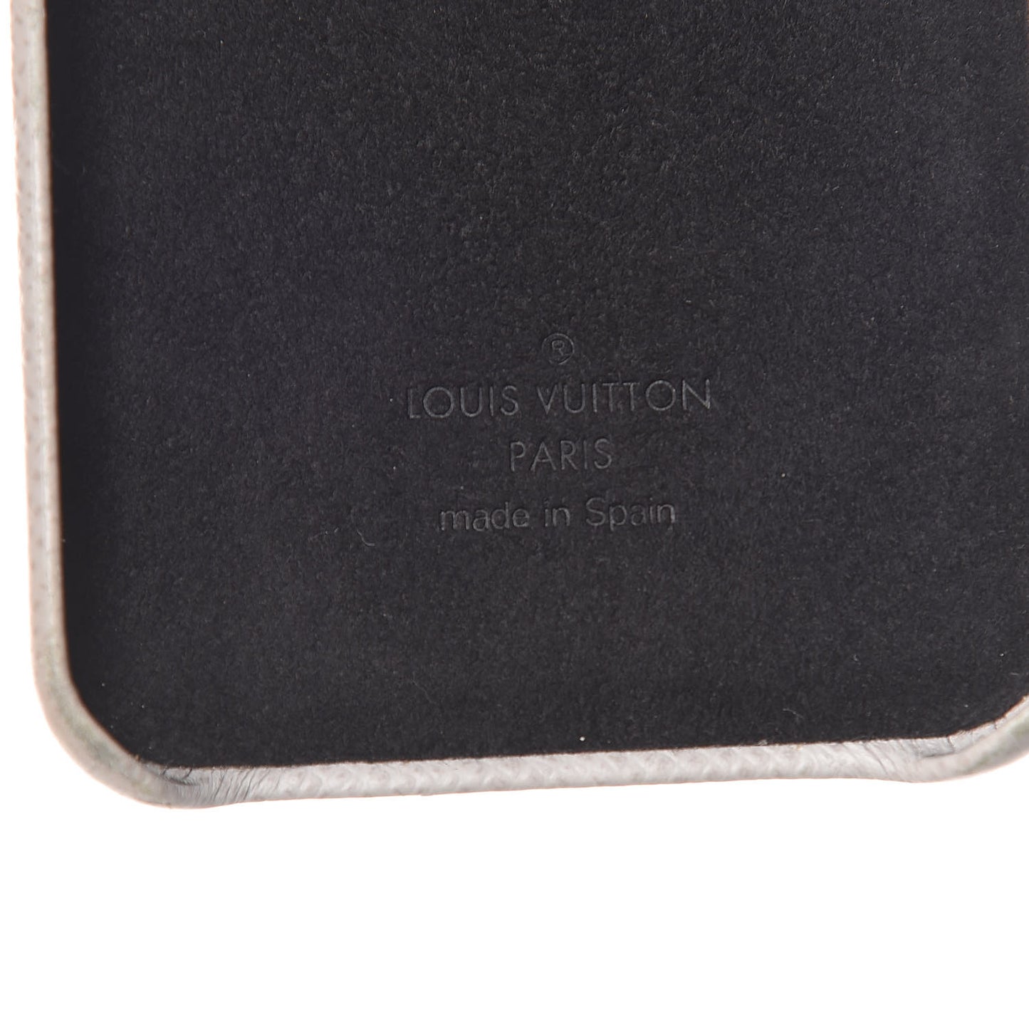 Monogram Taiga iPhone X/XS Bumper White