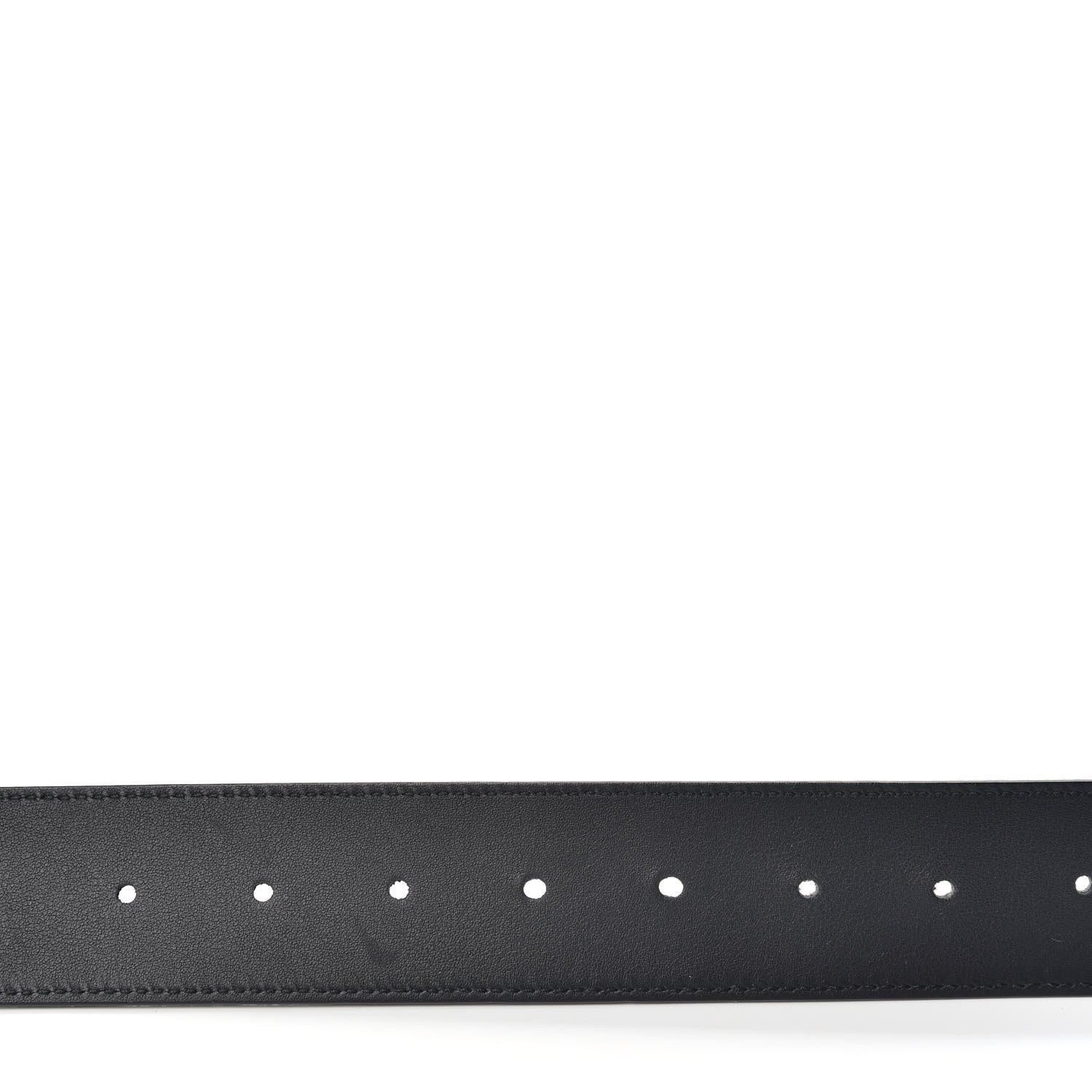 Gucci Moon Calfskin Pearl Double G 40mm Belt 90 36 Black Cream 6 of 6