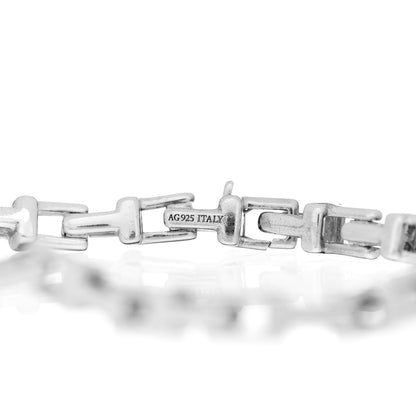 Tiffany Sterling Silver Narrow T Chain Bracelet 4 of 5