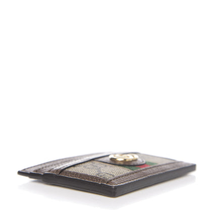 Gucci GG Supreme Monogram Ophidia Card Holder Brown 3 of 6