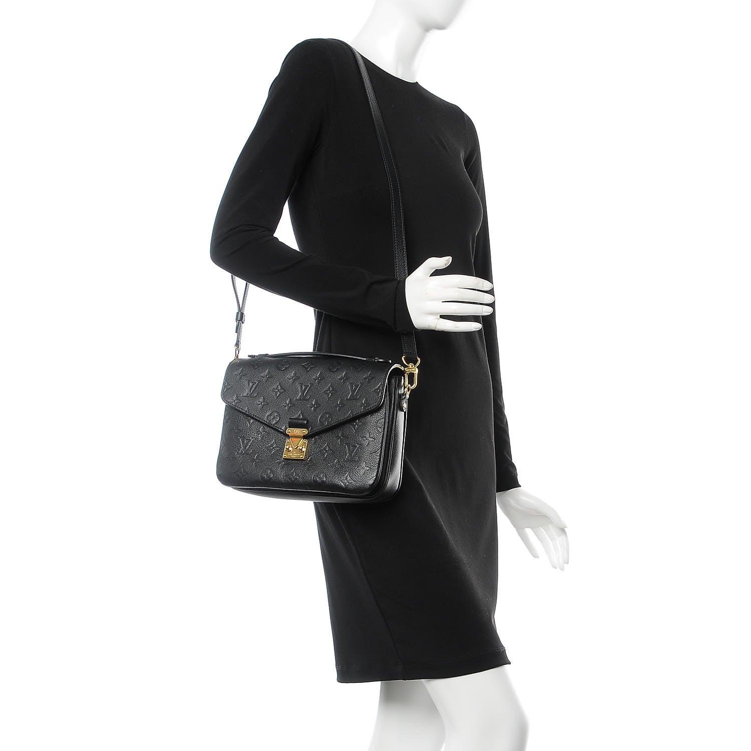 Louis Vuitton Empreinte Pochette Metis Black 2 of 8